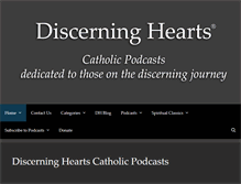 Tablet Screenshot of discerninghearts.com